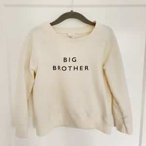 KIDS Cheerily Big Brother Sweatshirt NEW Size 4T